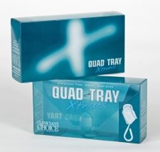 Opaque printed carton allowing product visibility through packaging