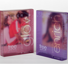 opaque hair colour packaging box printed