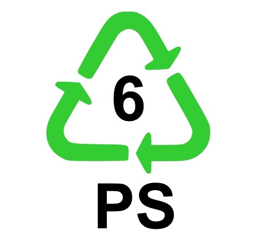 symbol for polystyrene plastic
