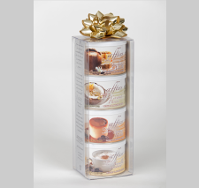 packaging for stackables transparent coffee